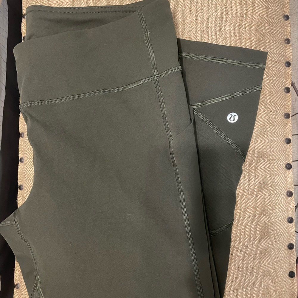 lululemon athletica Olive Green Leggings